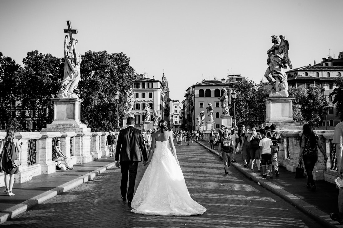 Wedding in Rome Castelsantangelo